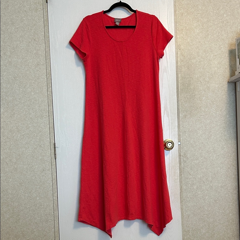 Chico’s, Elegant Red A-Line Dress, Size 1